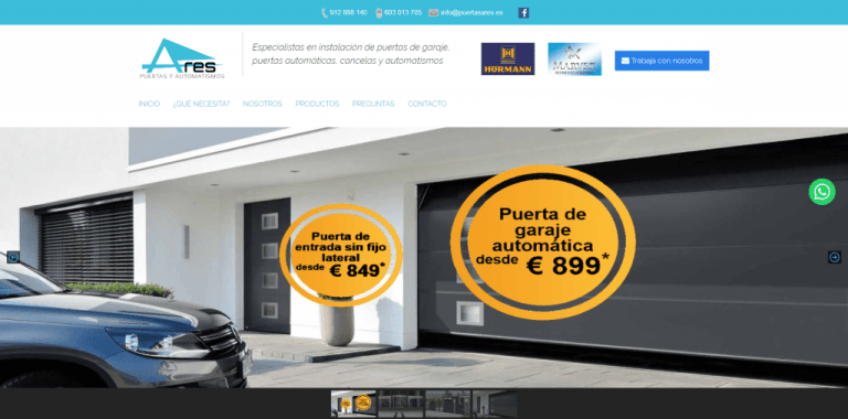 puertas ares inicio