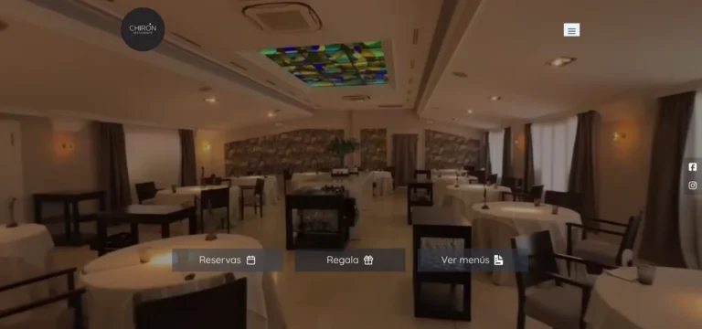 Diseño página web restaurante estrella Michelín