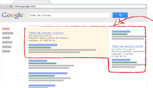 Campañas de anuncios Google Adwords - Consultor SEO Madrid