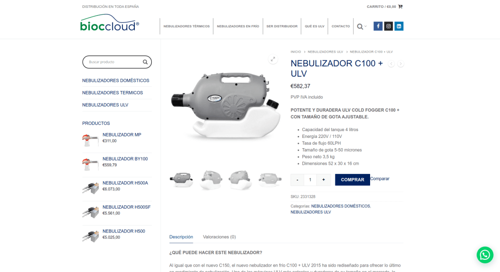 Diseño tienda online en Pamplona - Navarra 4 Bioccloud