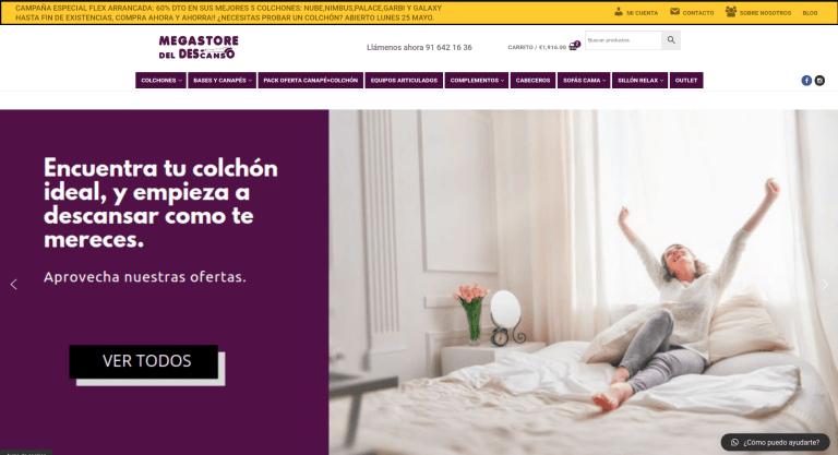 Megastore del descanso