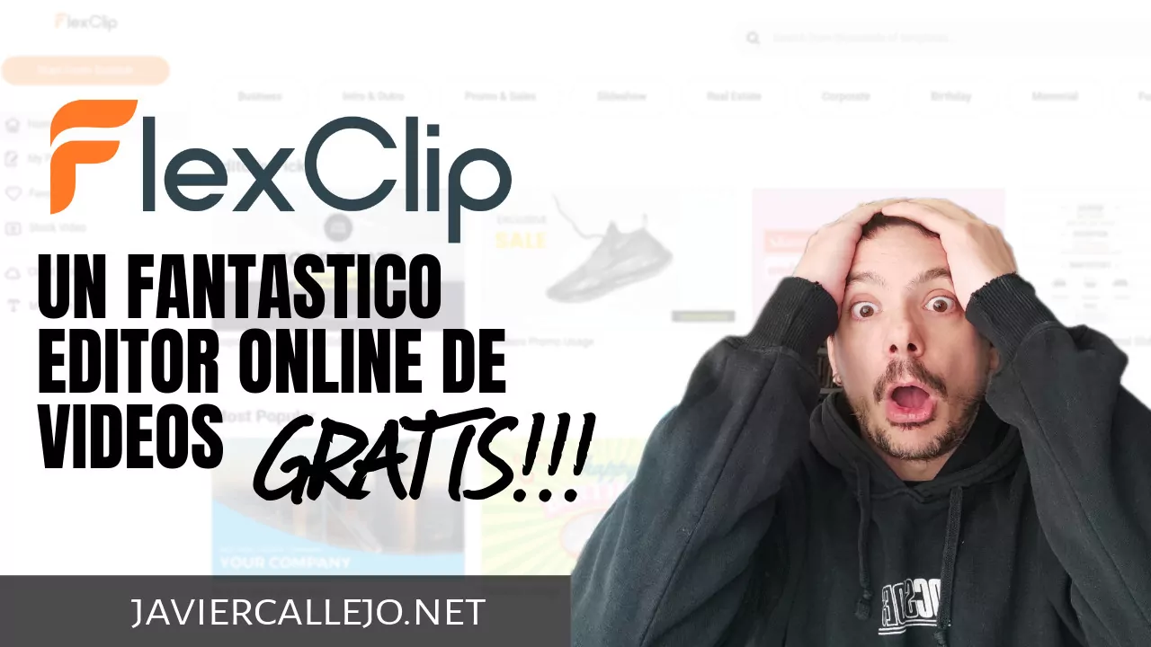 Creador de vídeos online gratis Flexclip