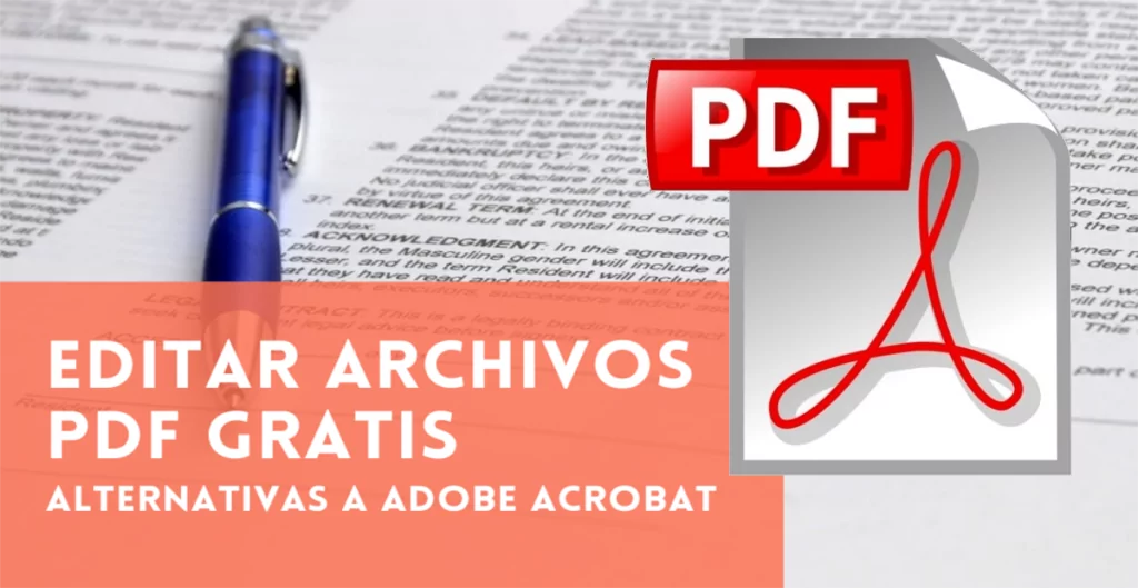 Editar PDF gratis Alternativas a Adobe Acrobat
