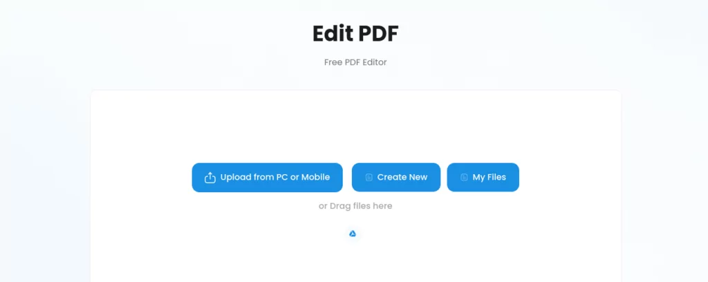 Editar PDF Gratis con TinyWow