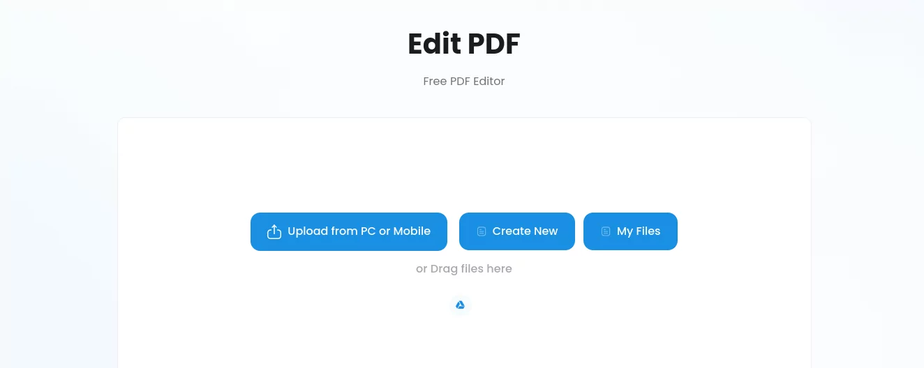 Editar PDF Gratis con TinyWow