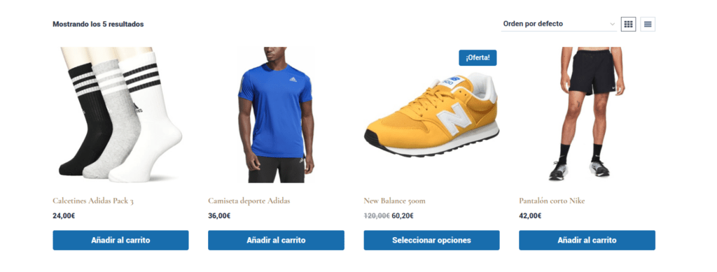 Poner todas las imágenes de WooCommerce al mismo tamaño
