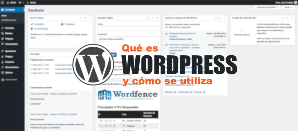 Cómo se usa WordPress