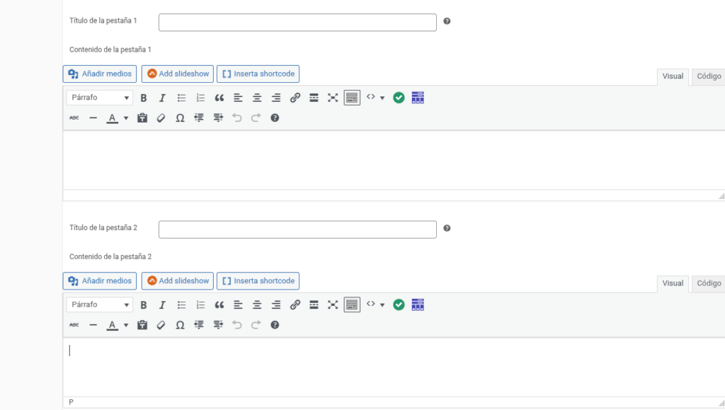 Pestañas de producto personalizadas para WooCommerce 
 Custom Product Tabs for WooCommerce - Plugin gratis