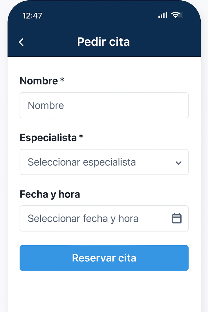 Web App para móviles