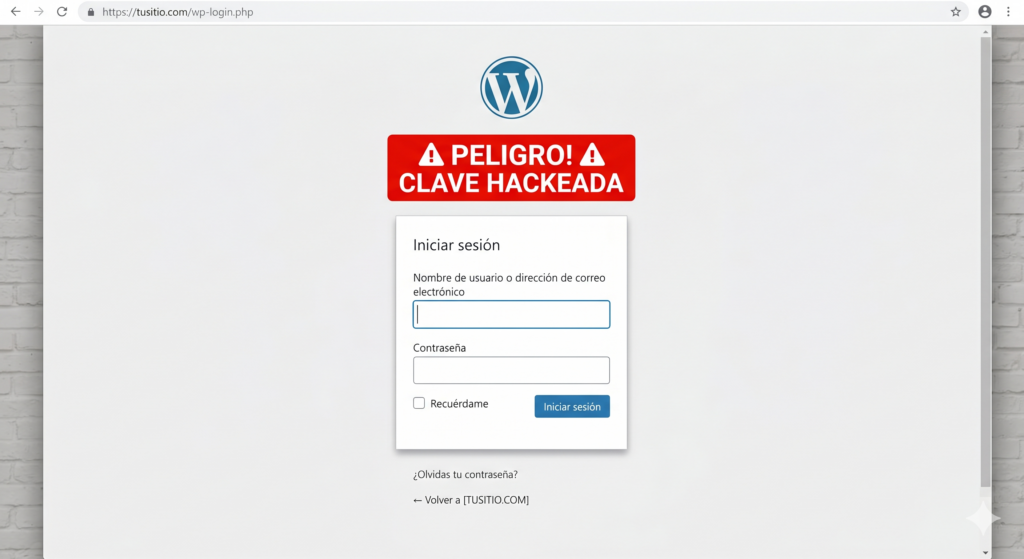 Recuperar acceso WordPress hackeado